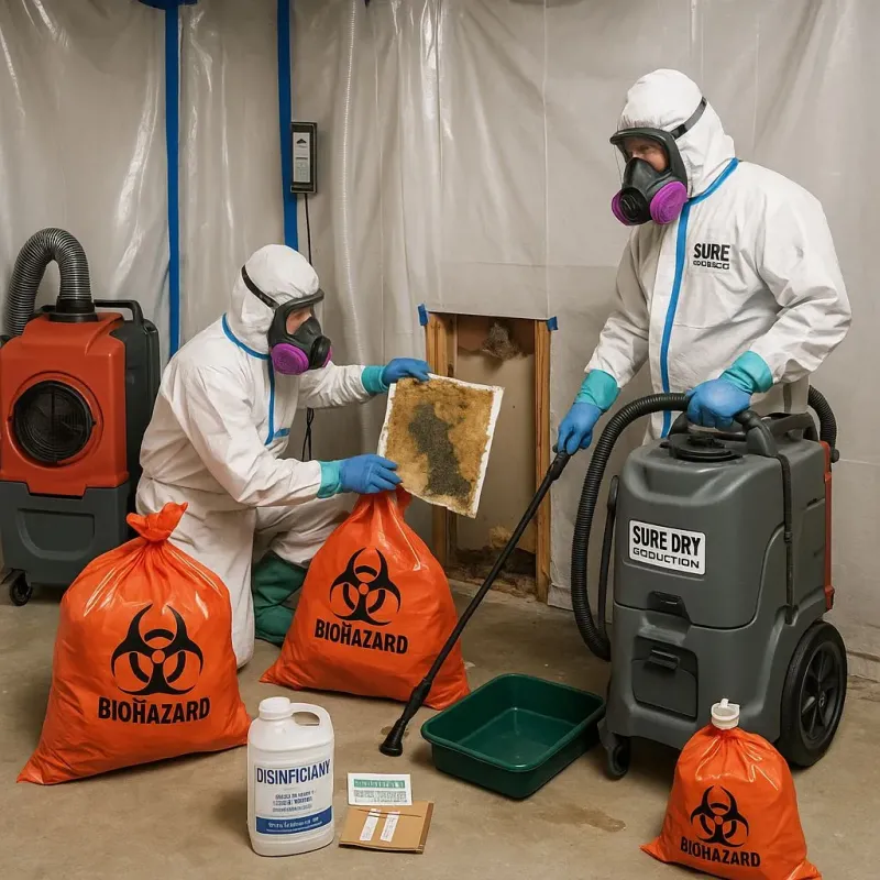 Contaminated Water Handling Protocols process in Corinna, ME